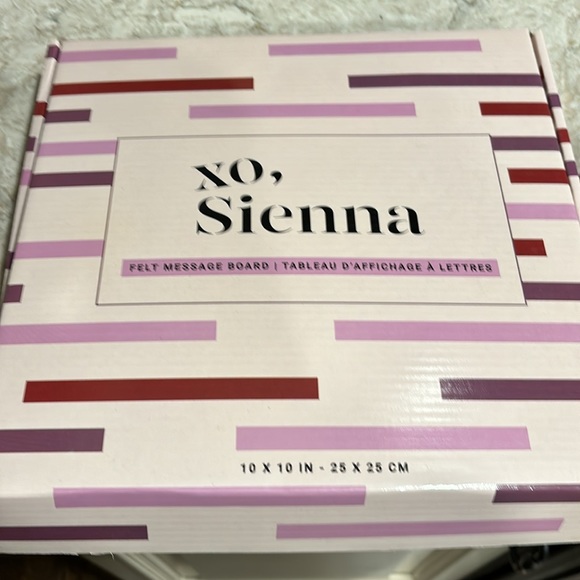 XO Sienna Felt Message Board NIB - Picture 2 of 6